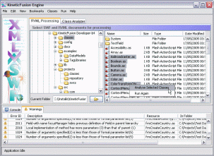 Analyzing classes from the explorer